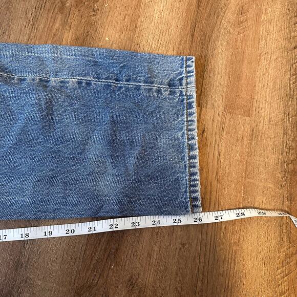 Levi 501 Jeans Mens 36x26 Medium Wash Blue Cotton Denim Pants - Picture 6 of 6